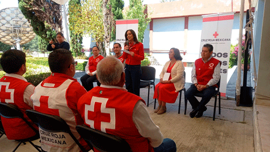Se solidarizó la Coracyt con la Colecta Anual de la Cruz Roja Mexicana 
