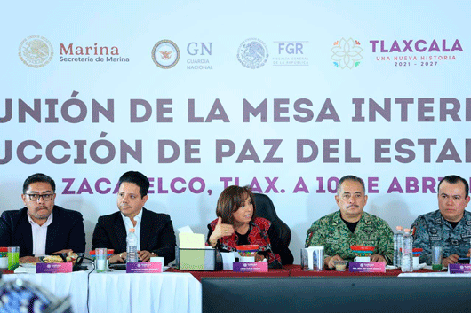 Encabezó gobernadora Lorena Cuéllar “Mesa Interregional para la Construcción de Paz”