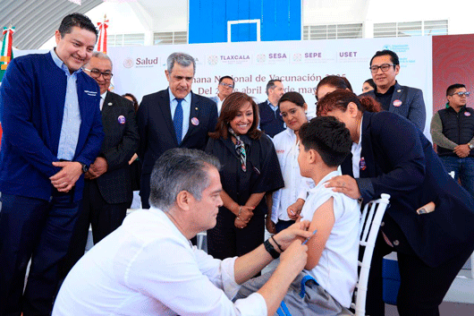Inició la Semana Nacional de Vacunación 2025 en Tlaxcala 