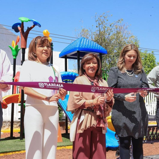 Rehabilitó gobierno estatal el parque de Cuauhtla, Tlaxcala 