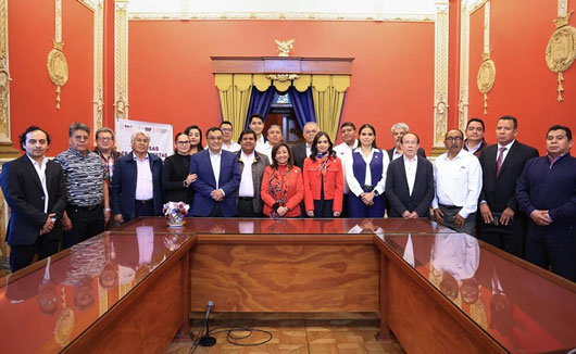 Sostuvo gobernadora Lorena Cuéllar reunión con representantes del transporte público 