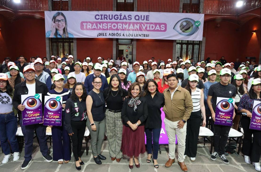 Más de 200 jóvenes tlaxcaltecas recuperarán su salud visual 