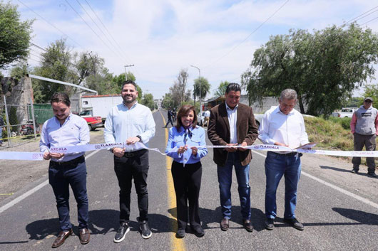 Inauguró gobernadora Lorena Cuéllar obras de impacto social en Teacalco y Natívitas