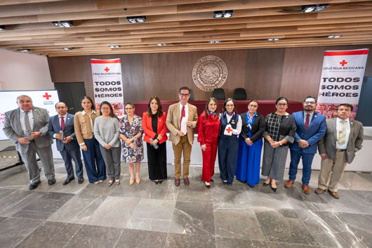 Signaron convenio Poder Judicial y Cruz Roja Mexicana para brindar capacitación pre-hospitalaria