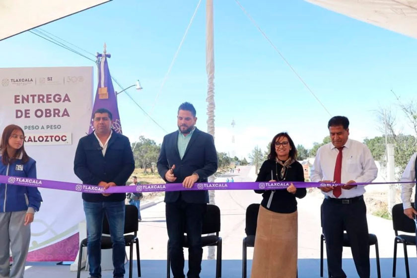 Invirtió el gobierno estatal más de 4.5 millones en la rehabilitación de calles en Xaloztoc