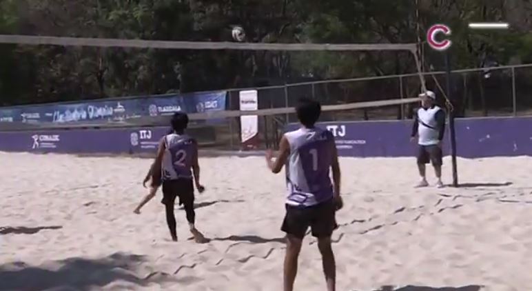 Jóvenes tlaxcaltecas logran clasificación al voleibol de playa de la Olimpiada Nacional