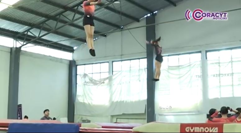 Gimnastas tlaxcaltecas van por medallas en la Olimpiada Nacional 2026