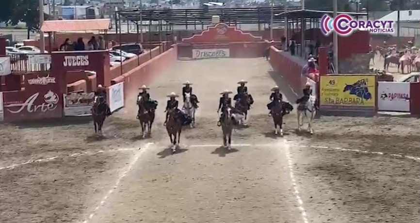 Huamantla albergó la primera fase del Campeonato Estatal de Escaramuzas 2026 