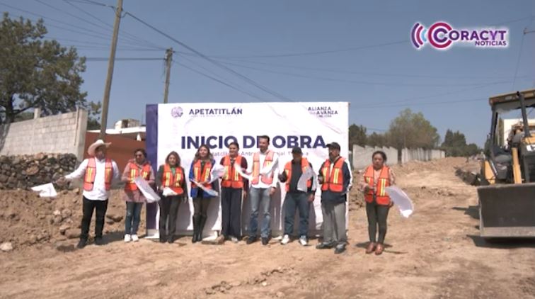 Rehabilitará Ayuntamiento de Apetatitlán la red de drenaje en Tepetomatitlán