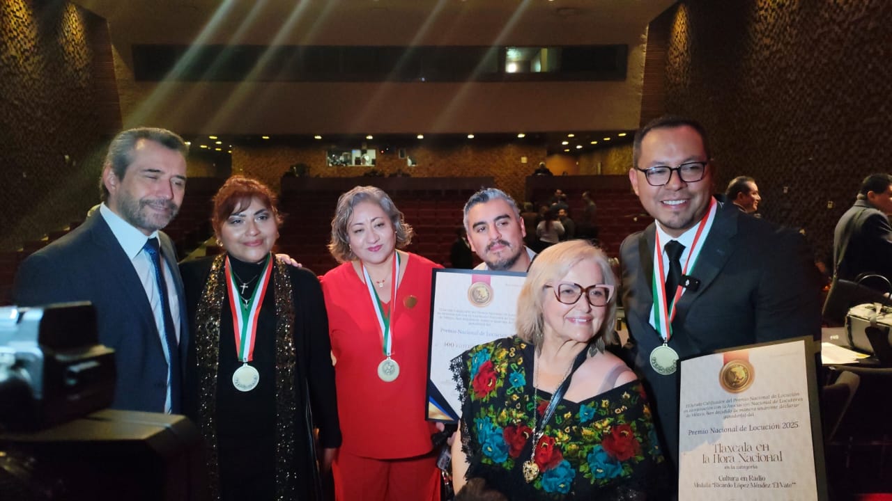 Obtuvo la Coracyt el Premio Nacional de Locución 2025 en tres categorías