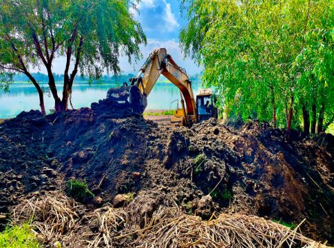 Recuperan 93 hectáreas de la laguna de Acuitlapilco tras cuatro años de intervención