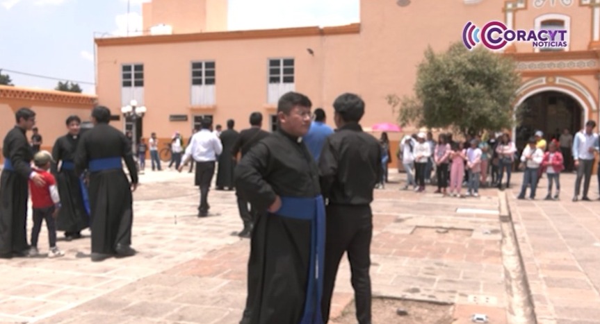Seminaristas compartieron su vocación con niñas y niños en Españita