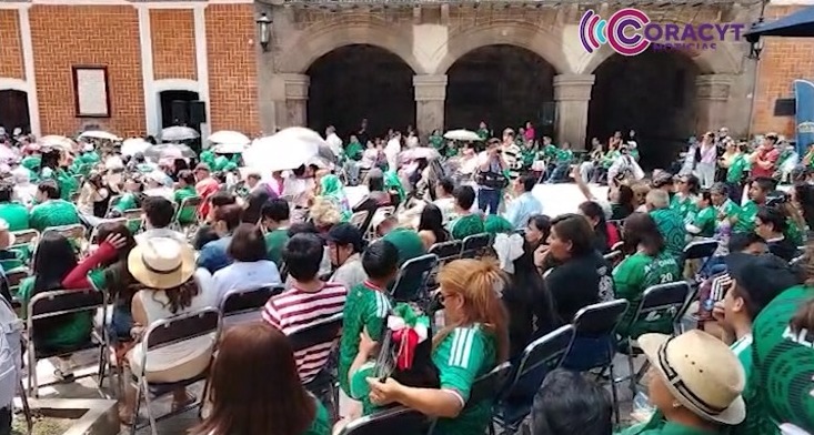 Destacaron aficionados tlaxcaltecas desempeño del selectivo de México ante Sudáfrica