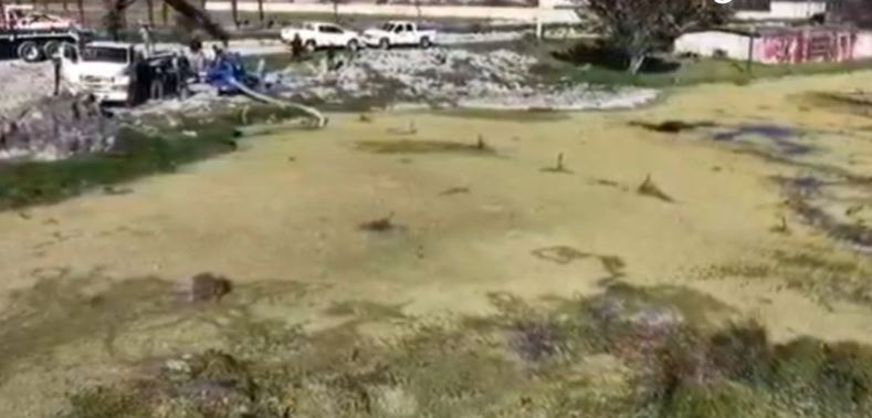 Conagua desaloja más de 135 mil metros cúbicos de agua en Lerma, Edomex