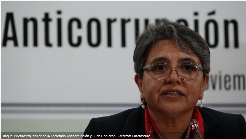 Raquel Buenrostro y la OCDE revelan datos de confianza y corrupción