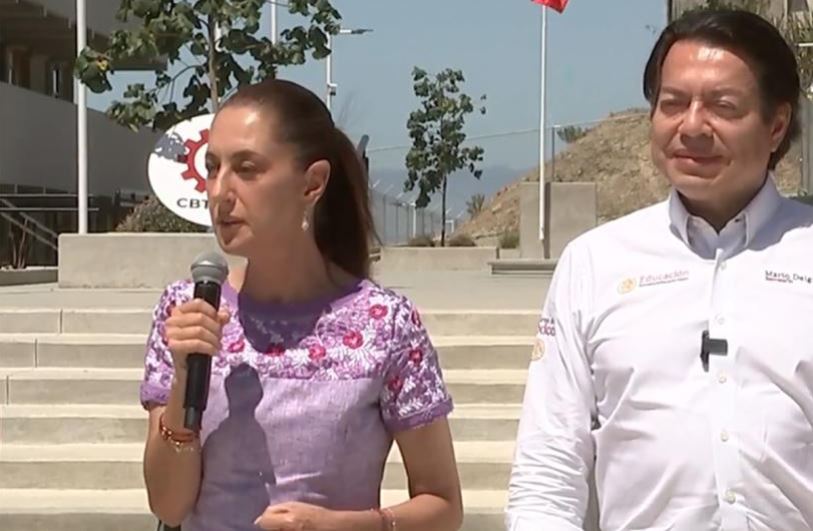 Sheinbaum inaugura Bachillerato Nacional en Tijuana y anuncia 200 mil nuevos lugares