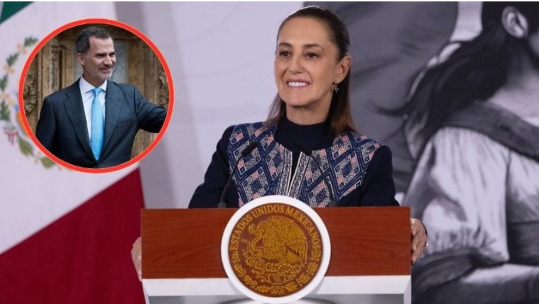Presidenta Claudia Sheinbaum confirma reunión con el Rey Felipe VI de España