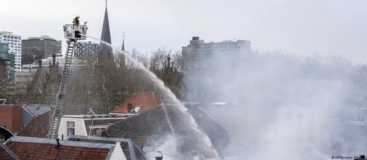 Gran explosión deja cuatro heridos en Países Bajos