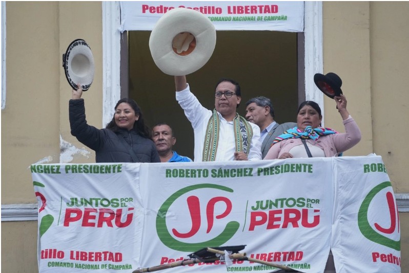 Roberto Sánchez anuncia que no reconocerá resultado electoral en Perú y acusa de fraude a favor de Fujimori