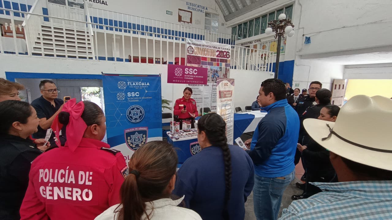 Pone en marcha Dirección Ejecutiva de la SSC el programa “La SSC Cerca de Ti” en Atltzayanca