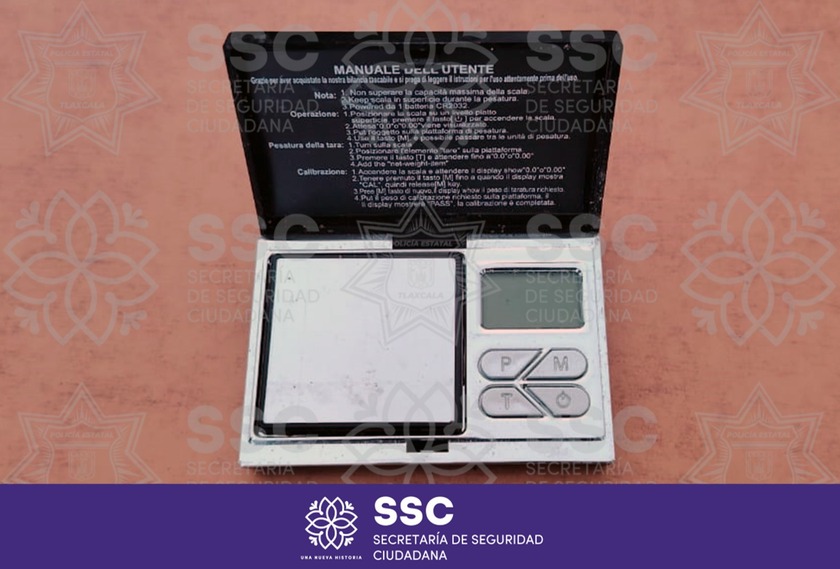 Detiene SSC a dos personas por delitos contra la salud en Chiautempan