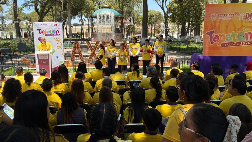 Reunió “Tapatón Tlaxcala 2026” 9.6 toneladas de tapitas para apoyo a infantes con cáncer