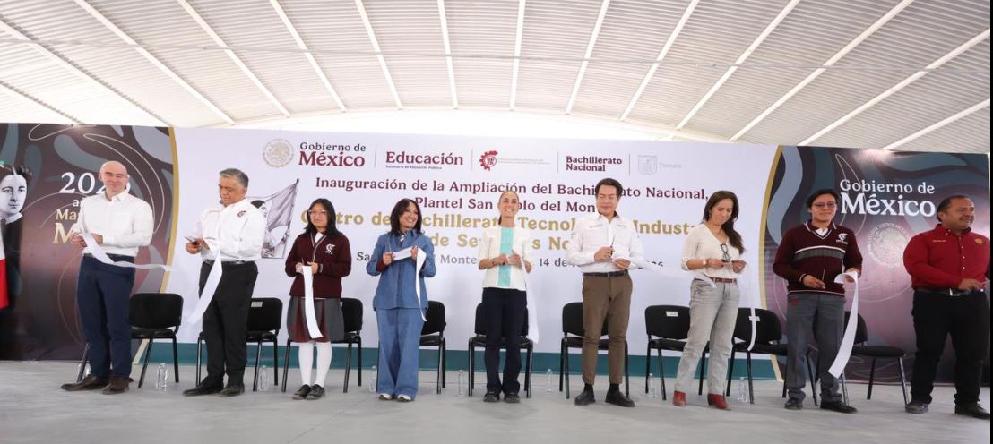 Ampliaron gobierno federal y estatal la infraestructura educativa del Cbtis No. 153