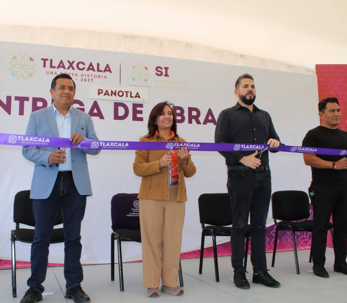Anuncia gobernadora Lorena Cuéllar nuevas obras de infraestructura para Panotla